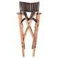 Home Trends & Design Solid Oak Folding Counter Stool in Antique Whiskey, , large