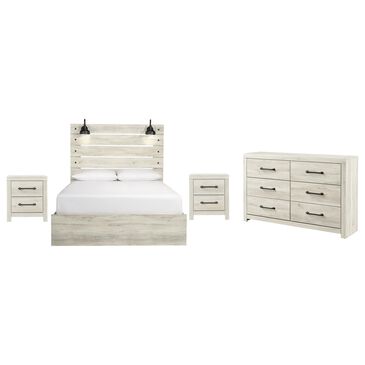Signature Design by Ashley Cambeck 4-Piece Queen Bedroom Set in Whitewash, , large