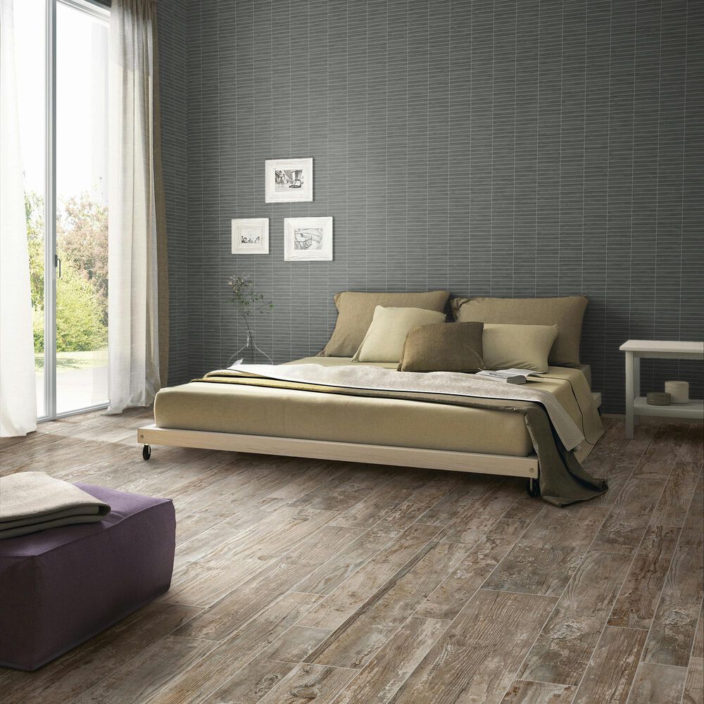 Dal-Tile Artcrafted Drift 1&quot; x 6&quot; Straight Joint on 11.5&quot; x 9.75&quot; Glazed Ceramic Mosaic Sheet, , large