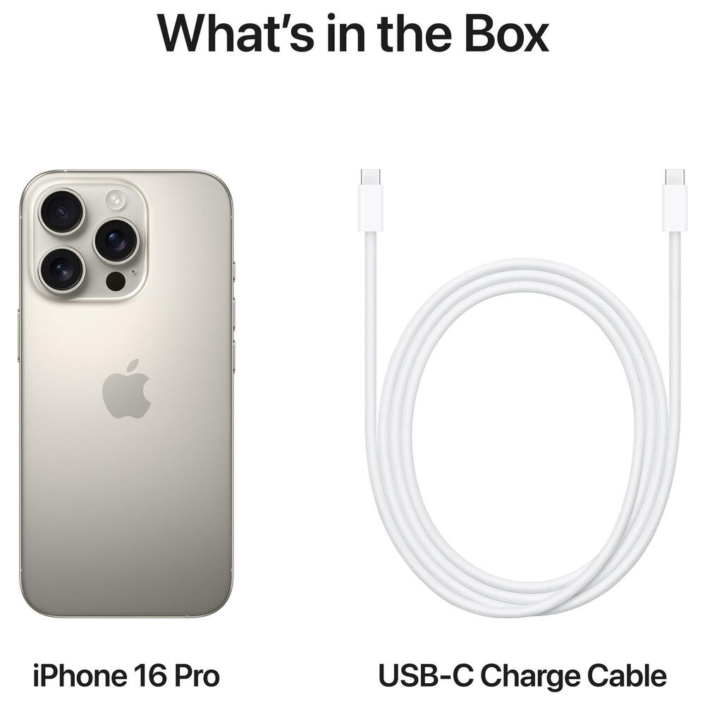 Apple iPhone 16 Pro 256GB in Natural Titanium, , large