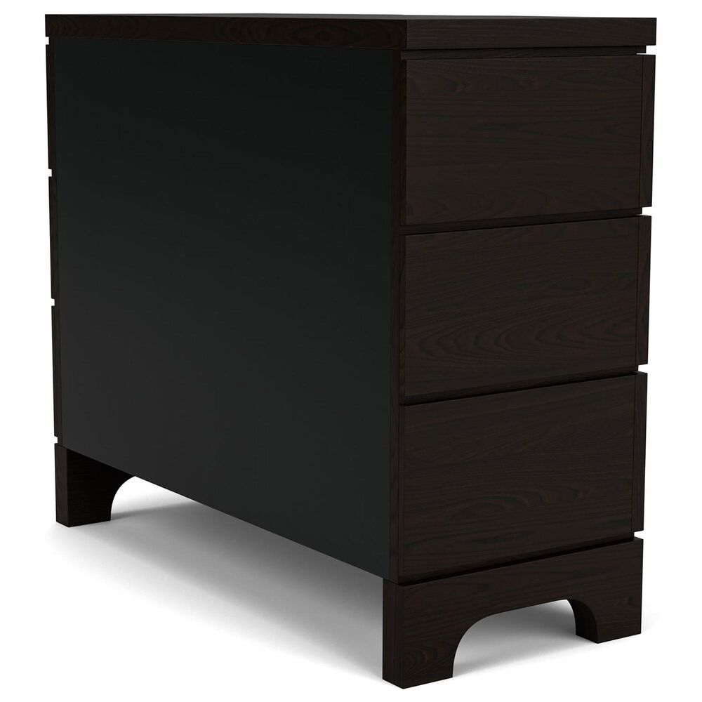 Shannon Hills Lydia 3-Drawer Bachelor&#39;s Chest in Dark Cabernet, , large