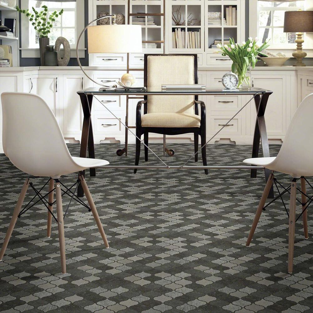 Shaw Boca Lantern Milly Gray 9.84" x 9.25" Natural Stone Tile, , large