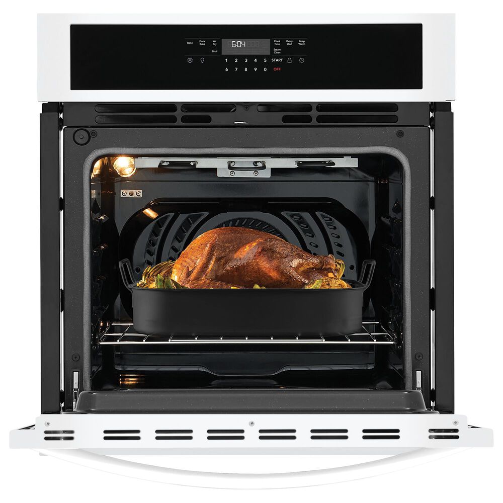 Frigidaire 27" Single Wall Oven with Air Fry in White, , large