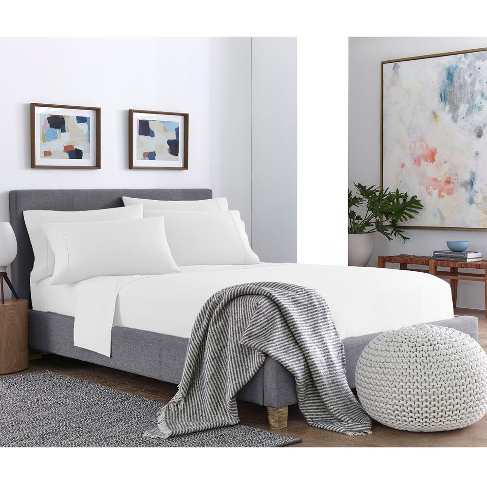 Sanders Collection Ultraweave 6-Piece Twin Sheet Set in White, , large