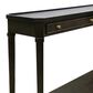 Slatehouse Carrington Console Table in Dark Brown and Antique Gold, , large