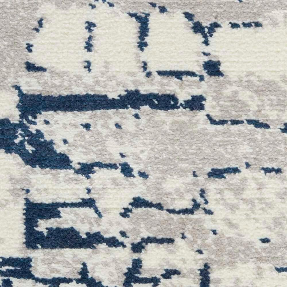 Nourison Twilight 12&#39; x 15&#39; Ivory and Navy Area Rug, , large