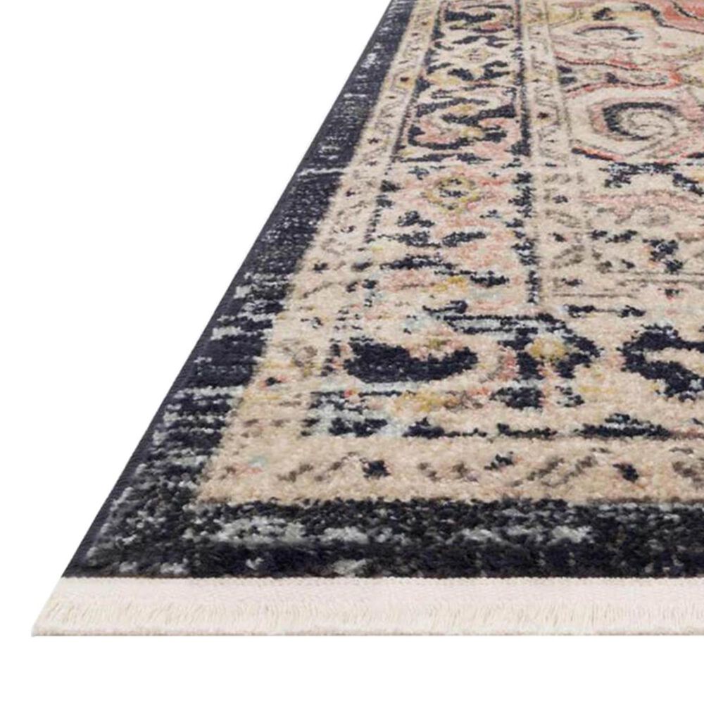 Magnolia Home Graham GRA-06 5&#39;5&quot; x 7&#39;6&quot; Coral and Navy Area Rug, , large