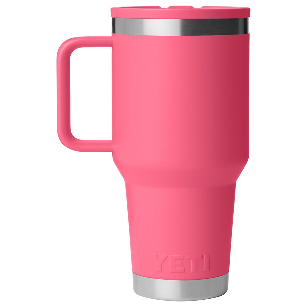 YETI Rambler 30 Oz Travel Mug with StrongHold Lid in Tropical Pink, , large