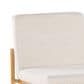 Lumisource Fuji High Back Barstool with Beige Fabric in Gold (Set of 2), , large