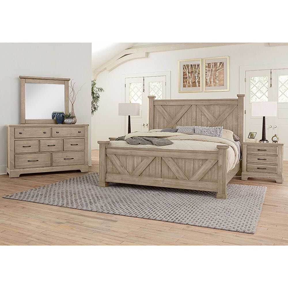 Viceray Collections Cool Rustic 7-Drawer Dresser Only in Clear Maple, , large