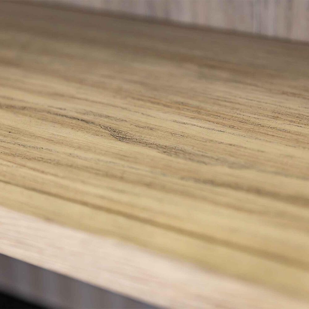 Wycliff Bay Willow Lane 94" Bookcase in Ebony Black and Natural Oak, , large