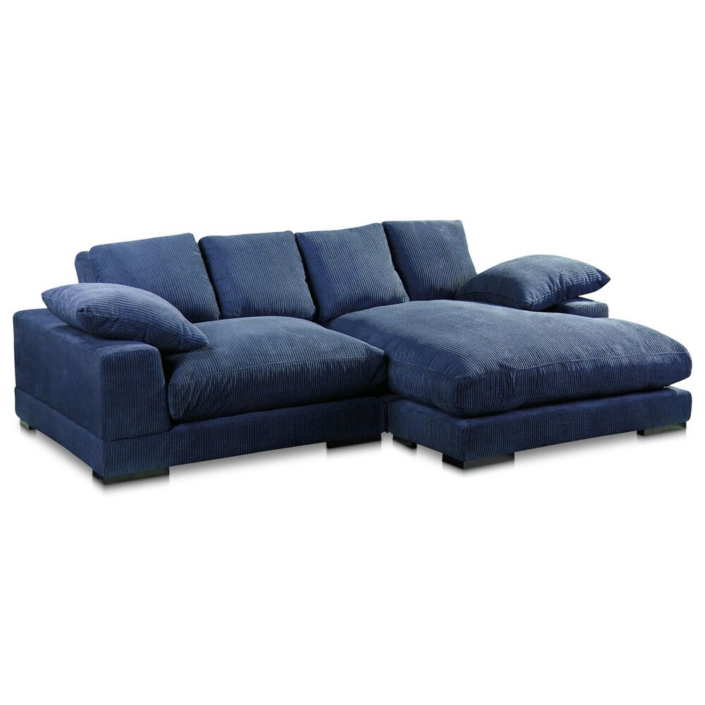 Moe"s Home Collection Plunge Sectional in Blue, , large