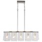 Golden Lighting Serenity 5-Light Linear Pendant in Pewter, , large