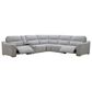 Interlochen 6-Piece Leather Reclining Sectional with Power Headrests, , large