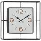 Novogratz 12" x 12" Wall Clock in Black, , large