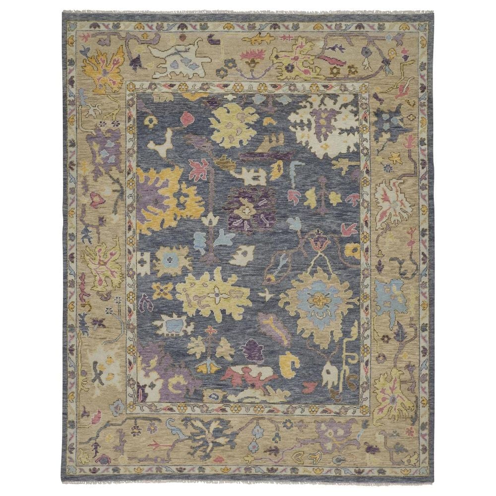 Feizy Rugs Karina 9'6" x 13'6" Blue and Beige Area Rug, , large