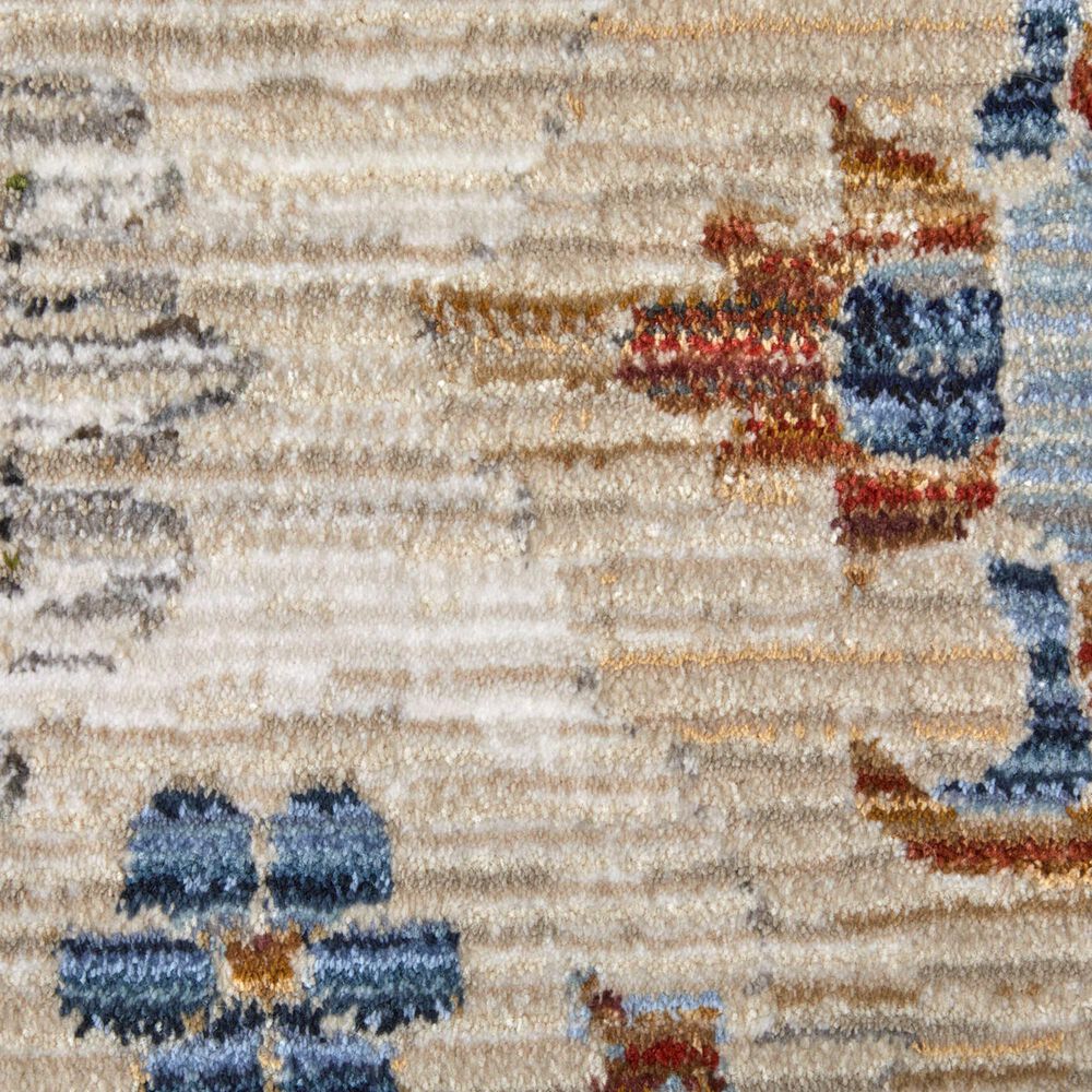 Feizy Melrose 39P5F 6&#39;7&quot; X 9&#39;6&quot; Beige and Multi Area Rug, , large