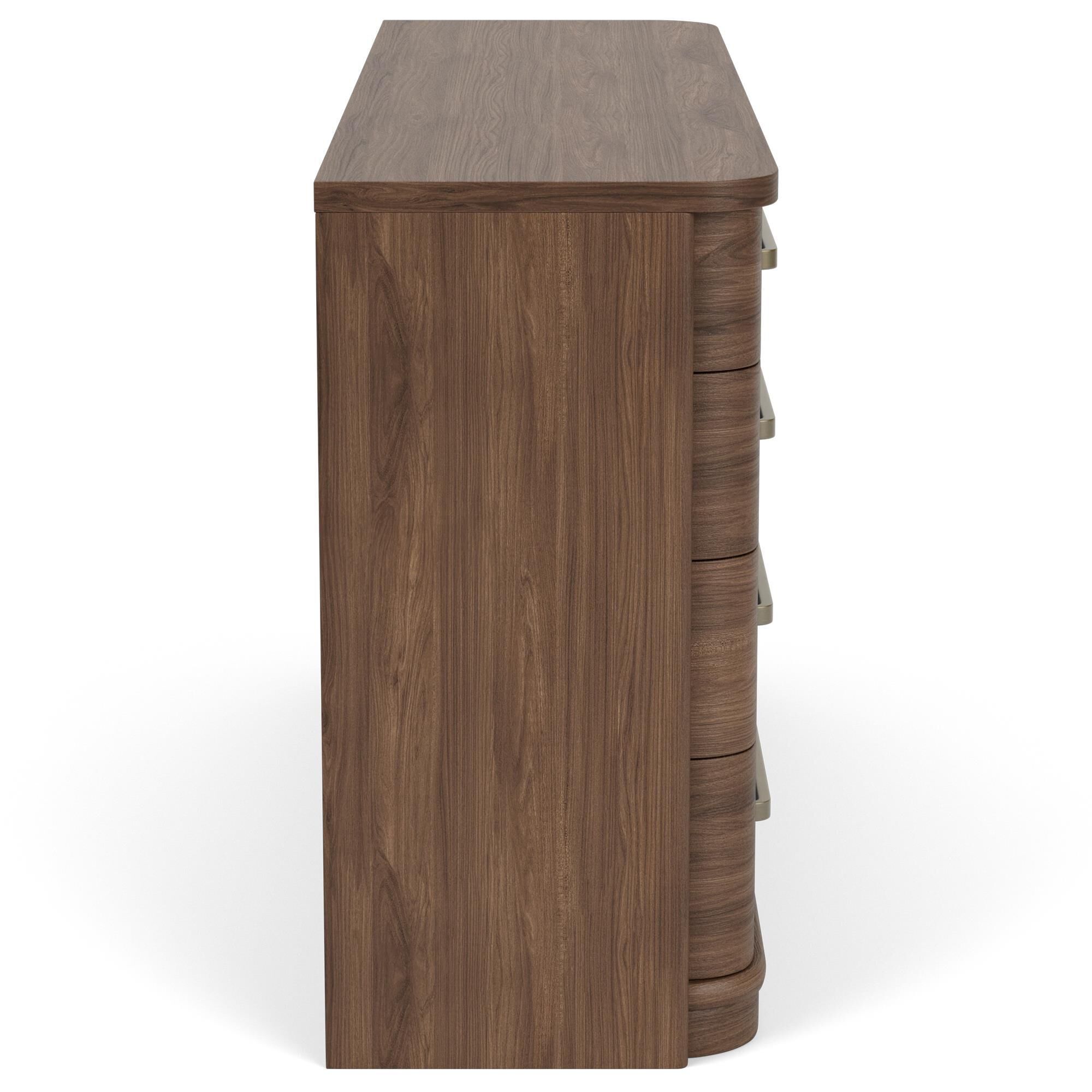 Riverside Furniture Delia 8-Drawer Dresser and Mirror in Nouveau