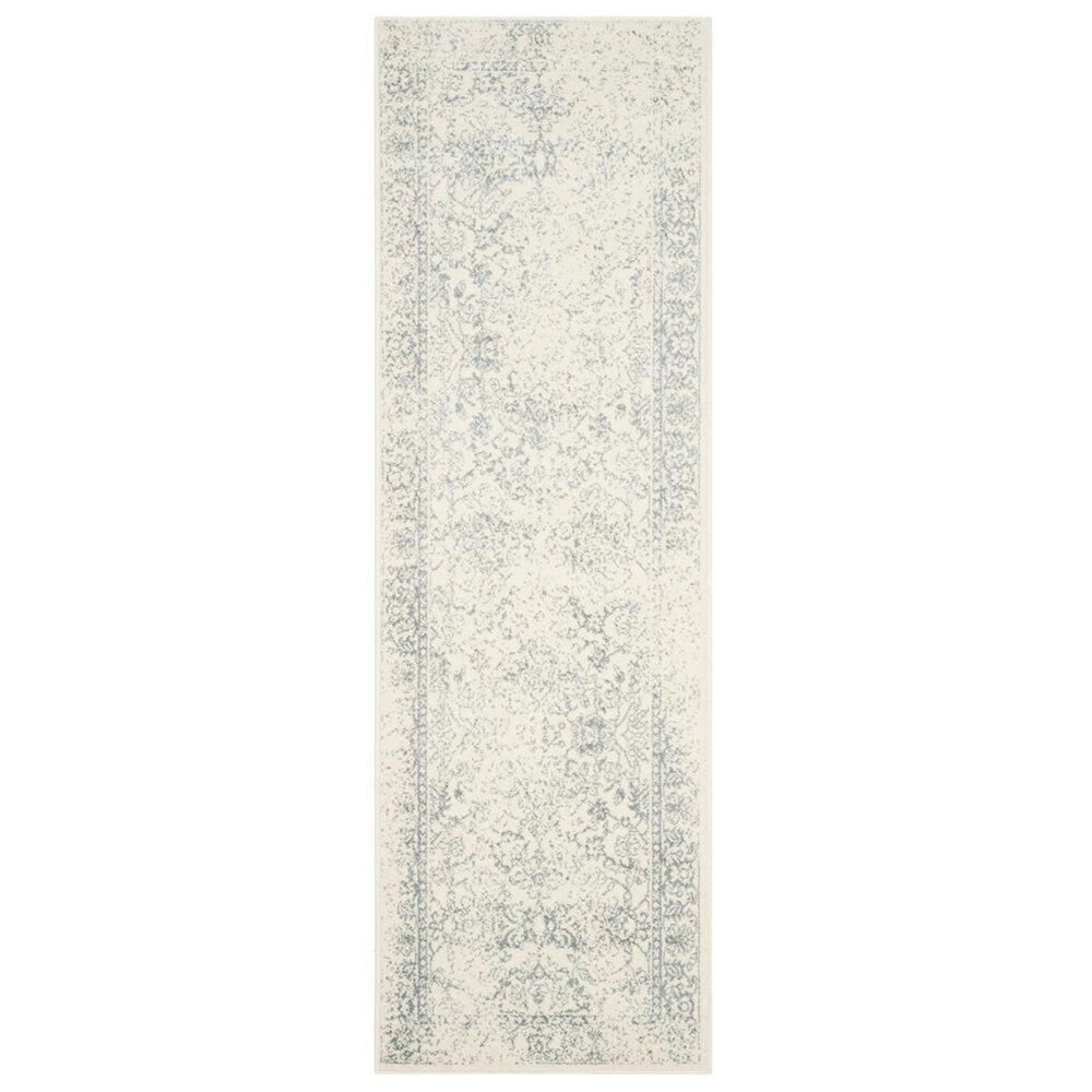 Safavieh Adirondack ADR109S-212 2&#39;6&quot; x 12&#39; Ivory/Slate Runner, , large