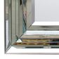 Garber Collection 81" Glass Modern Floor Mirror in Silver, , large