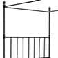 Furniture of America Elliot Queen Canopy Bed in Black, , large