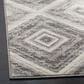 Safavieh Skyler SKY120K 11" x 16" Grey and Ivory Area Rug, , large