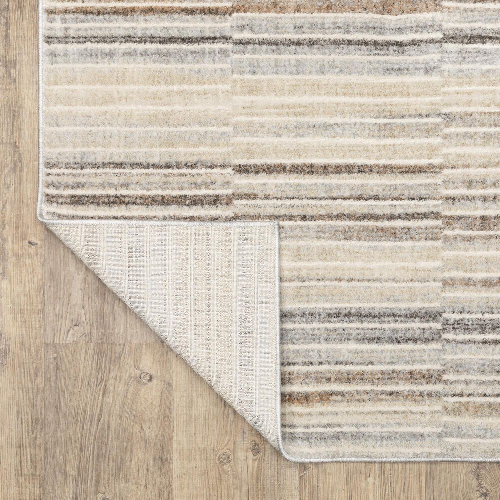 Oriental Weavers Oliver Blue and Rust 2'3" x 7'6" Runner, , large