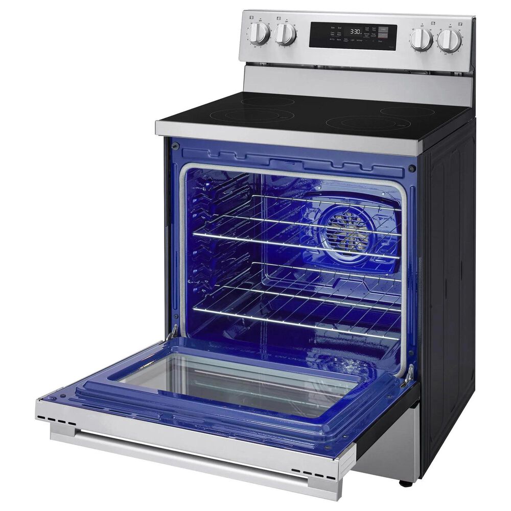 LG 6.3 Cu. Ft. Freestanding Electric Convection Smart Range in Stainless Steel, , large