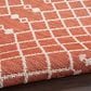 Nourison Positano Southwestern Terracotta 4" x 6" Indoor/Outdoor Area Rug, , large