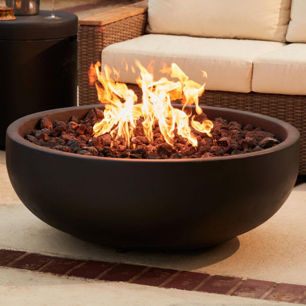 Blaze 38&quot; Round Propane Fire Bowl in Phantom, , large