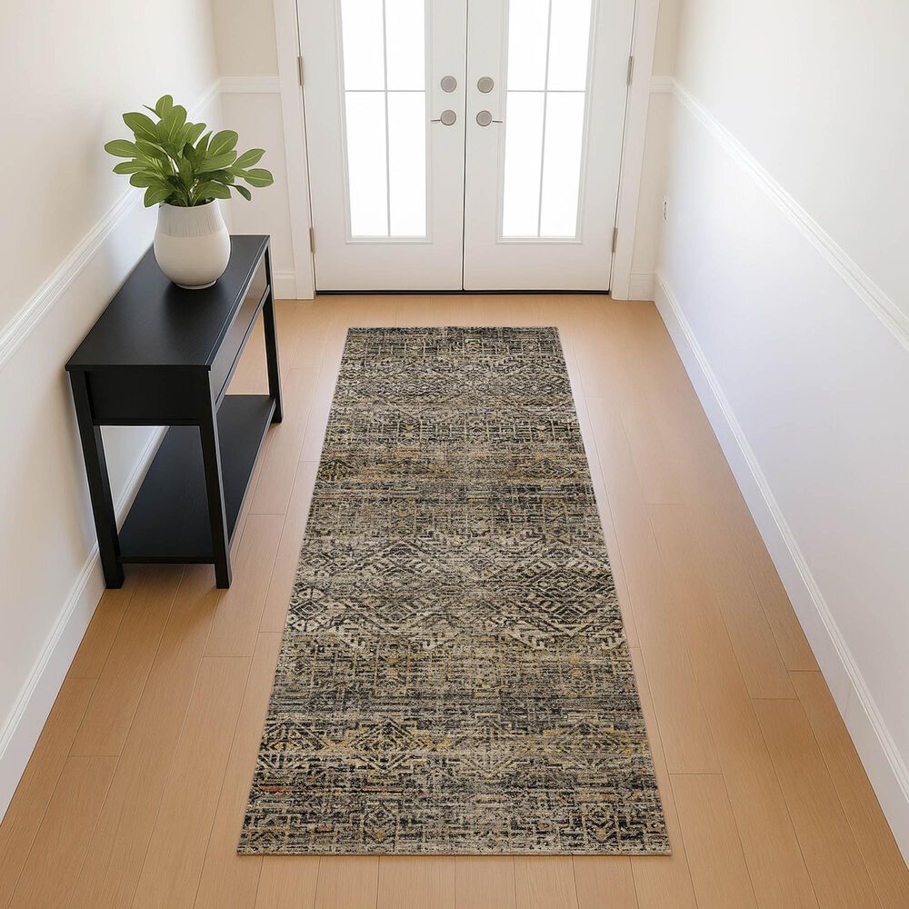 Dalyn Rug Company Vico Black 2'3" x 7'6" Runner, , large