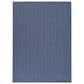 Nourison Horizon HOZ02 Navy 4" x 6" Indoor/Outdoor Area Rug, , large