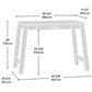 Sauder Beginnings 44" Writing Desk in Cinnamon Cherry, , large