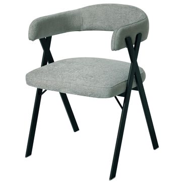 Safavieh Izzy Dining Chair in Grey/Black, , large
