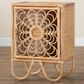 Baxton Studio Acelin 2-Shelf Nightstand in Natural Brown, , large