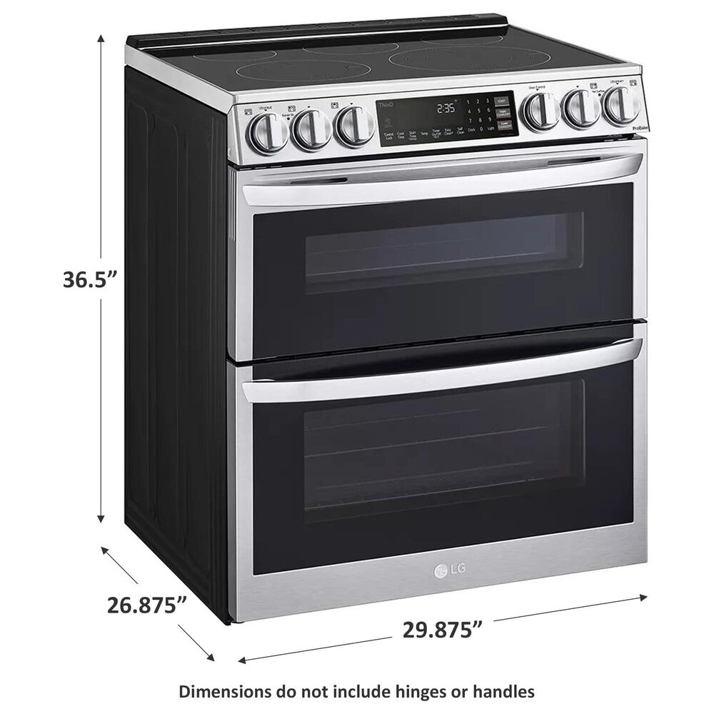 LG Electric Double Oven Slide-In Range, , large