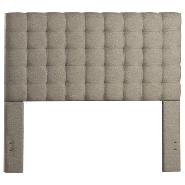 Richlands Furniture Bergen Queen Upholstered Headboard in Natural Herringbone, , large