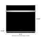 Monogram 30" Smart Electric Convection Single Wall Oven Minimalist Collection - Stainless Steel, , large