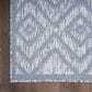 Nourison Versatile 9" x 12" Denim Blue Indoor/Outdoor Area Rug, , large