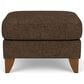 Flexsteel Jupiter Ottoman in Brown Espresso, , large
