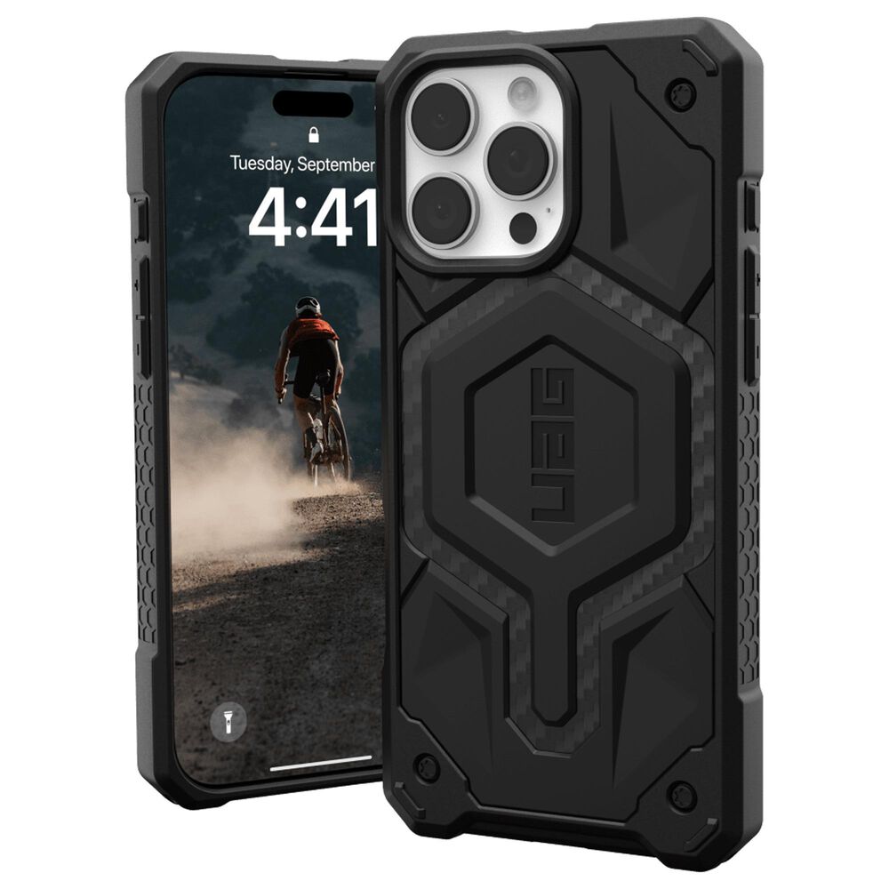 UAG Monarch Pro Series MagSafe Case for Apple iPhone 16 Pro in Carbon Fiber, , large