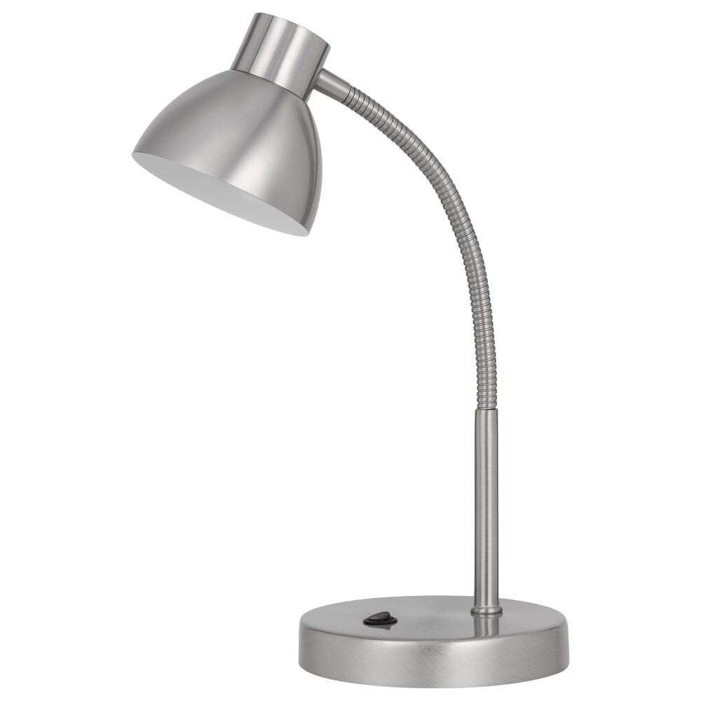 Cal Lighting Noirbeam Desk Lamp in Satin Nickel, , large