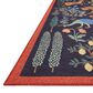Rifle Paper Co. Menagerie 2"3" x 3"9" Black Area Rug, , large