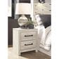 Ashley Cambeck 2 Drawer Nightstand in Whitewash with USB Ports, , large