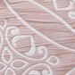 Duke Imports 3-Piece Jacquard Full/Queen Quilt Set in Blush Mandala, , large