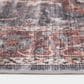 Central Oriental Rugease Chantal 5" x 7" Rust and Dark Grey Area Rug, , large
