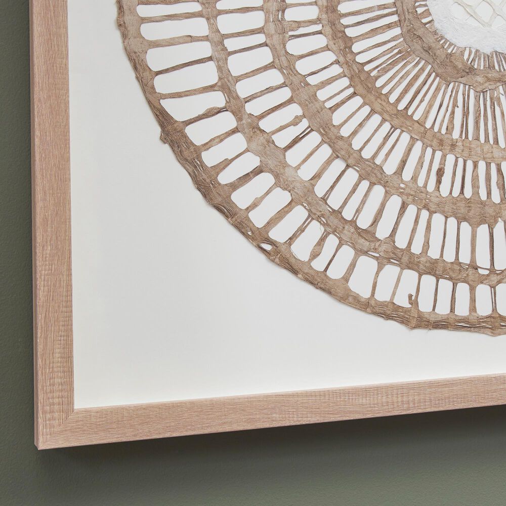 Ashley Brockham 38.25&quot; x 38.25&quot; Wall Decor in Brown, , large