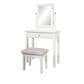 Linon Home Decor Vera Vanity Set in White, , large