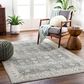 Surya Dresden Deep Teal, Taupe, Dusty Sage, Off-White, Light Gray, Mustard and Olive 9" x 12"2" Area Rug, , large