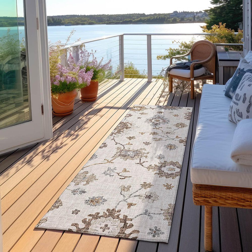 Dalyn Rug Company Portico PO6 Ivory 2&#39;3&quot; x 7&#39;6&quot; Runner, , large